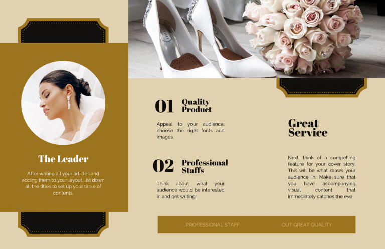 wedding agency brown template