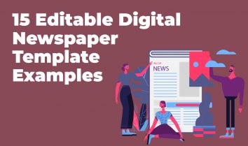 editable digital newspaper template examples