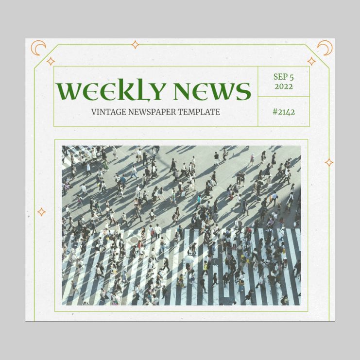 weekly newspaper template that you can edit