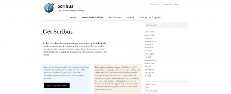 scribus es un programa de código abierto comúnmente utilizado como un editor de pdf para mac
