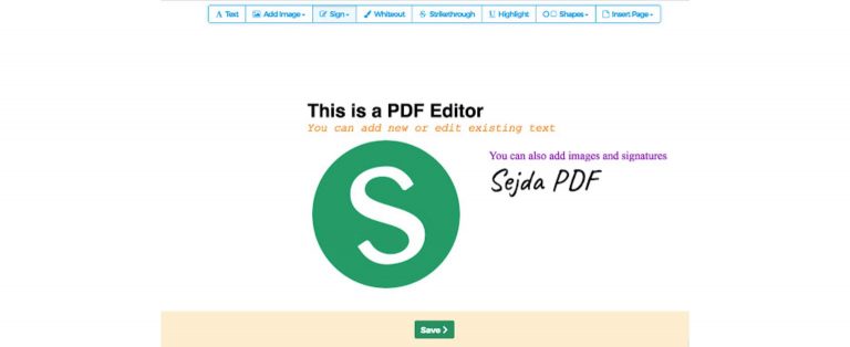 sejda lets you convert pdf from any file type