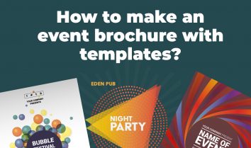 ¿Cómo crear un folleto para un evento con plantillas?