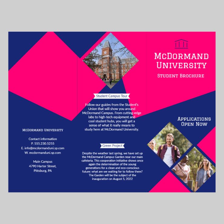 University brochure